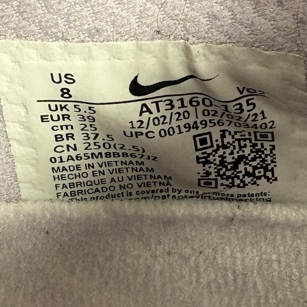 Nike Metcon 6 White Green Purple Womens US Size 8 EUR 39 AT3160-135 Sneakers - Picture 9 of 9